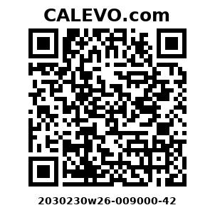 Calevo.com Preisschild 2030230w26-009000-42