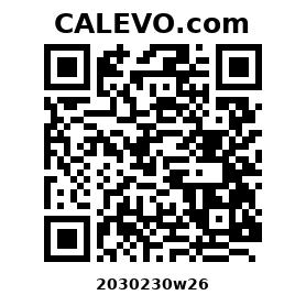 Calevo.com Preisschild 2030230w26