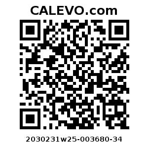 Calevo.com Preisschild 2030231w25-003680-34