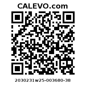 Calevo.com Preisschild 2030231w25-003680-38