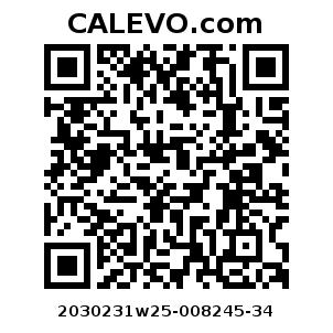 Calevo.com Preisschild 2030231w25-008245-34