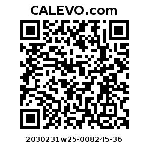 Calevo.com Preisschild 2030231w25-008245-36