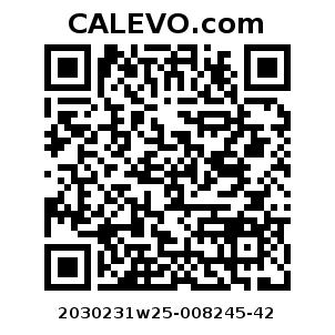 Calevo.com Preisschild 2030231w25-008245-42