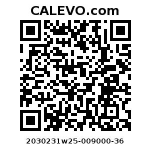 Calevo.com Preisschild 2030231w25-009000-36