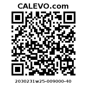 Calevo.com Preisschild 2030231w25-009000-40