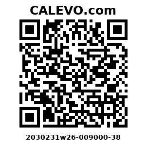 Calevo.com Preisschild 2030231w26-009000-38