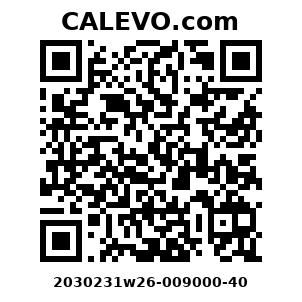 Calevo.com Preisschild 2030231w26-009000-40