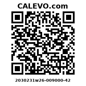 Calevo.com Preisschild 2030231w26-009000-42