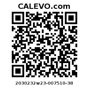 Calevo.com pricetag 2030232w23-007510-38