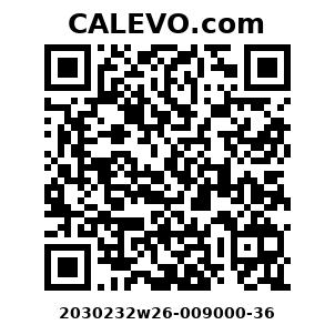 Calevo.com Preisschild 2030232w26-009000-36