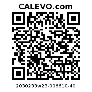 Calevo.com Preisschild 2030233w23-006610-40