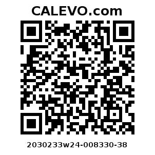 Calevo.com pricetag 2030233w24-008330-38