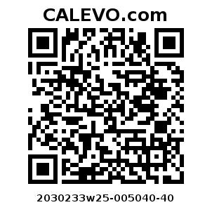 Calevo.com Preisschild 2030233w25-005040-40