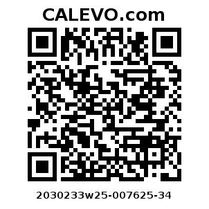 Calevo.com Preisschild 2030233w25-007625-34