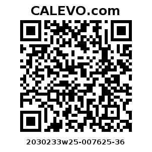 Calevo.com Preisschild 2030233w25-007625-36
