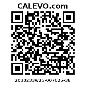 Calevo.com Preisschild 2030233w25-007625-38