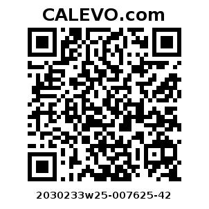 Calevo.com Preisschild 2030233w25-007625-42