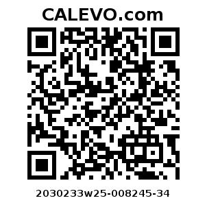 Calevo.com Preisschild 2030233w25-008245-34