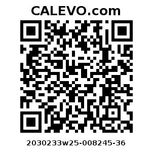 Calevo.com Preisschild 2030233w25-008245-36