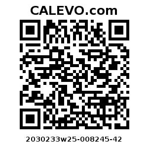 Calevo.com Preisschild 2030233w25-008245-42