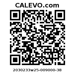 Calevo.com Preisschild 2030233w25-009000-38