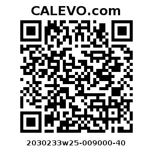 Calevo.com Preisschild 2030233w25-009000-40