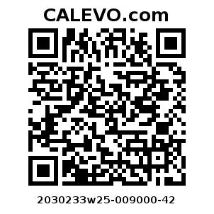 Calevo.com Preisschild 2030233w25-009000-42