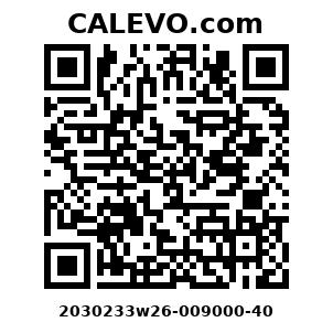 Calevo.com Preisschild 2030233w26-009000-40