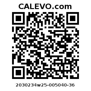 Calevo.com Preisschild 2030234w25-005040-36