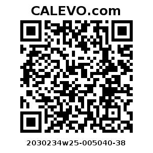 Calevo.com Preisschild 2030234w25-005040-38