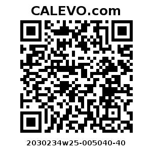 Calevo.com Preisschild 2030234w25-005040-40