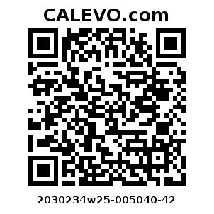 Calevo.com Preisschild 2030234w25-005040-42