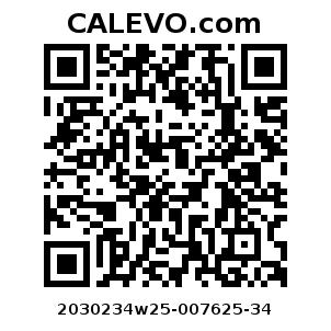 Calevo.com Preisschild 2030234w25-007625-34