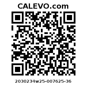 Calevo.com Preisschild 2030234w25-007625-36