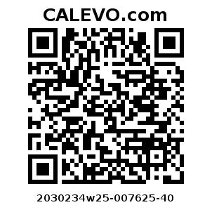 Calevo.com Preisschild 2030234w25-007625-40