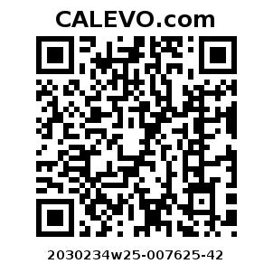Calevo.com Preisschild 2030234w25-007625-42