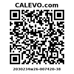 Calevo.com Preisschild 2030234w26-007420-38