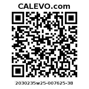 Calevo.com Preisschild 2030235w25-007625-38