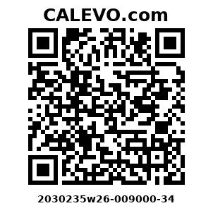 Calevo.com Preisschild 2030235w26-009000-34
