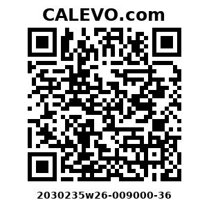 Calevo.com Preisschild 2030235w26-009000-36