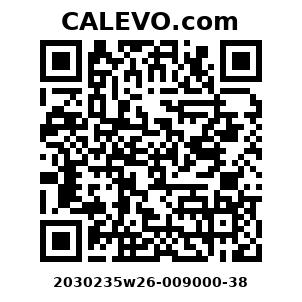 Calevo.com Preisschild 2030235w26-009000-38