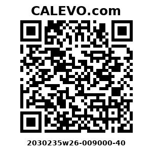 Calevo.com Preisschild 2030235w26-009000-40