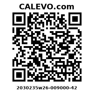 Calevo.com Preisschild 2030235w26-009000-42