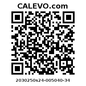 Calevo.com Preisschild 2030250s24-005040-34