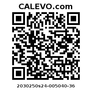 Calevo.com Preisschild 2030250s24-005040-36
