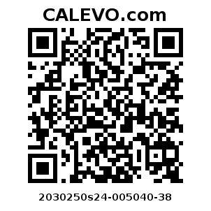 Calevo.com Preisschild 2030250s24-005040-38