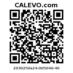 Calevo.com Preisschild 2030250s24-005040-40
