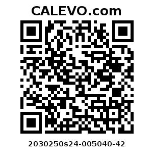 Calevo.com Preisschild 2030250s24-005040-42