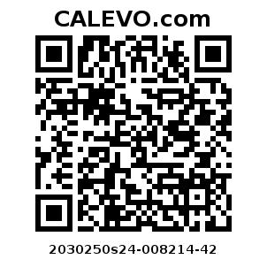 Calevo.com Preisschild 2030250s24-008214-42