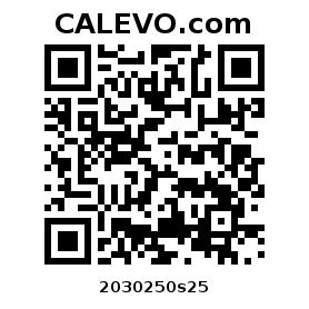 Calevo.com pricetag 2030250s25